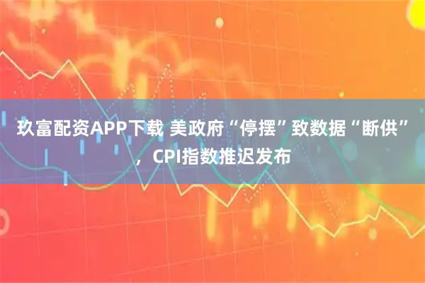 玖富配资APP下载 美政府“停摆”致数据“断供”，CPI指数推迟发布