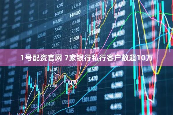 1号配资官网 7家银行私行客户数超10万